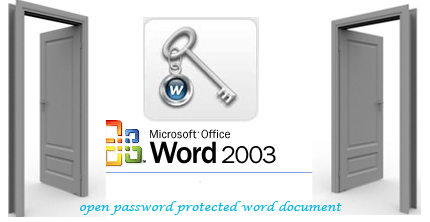 How to Open a Password Protected Word 2003 Document