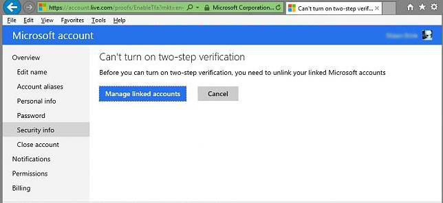 How To Turn On Or Off Two Step Verification For Microsoft Account In