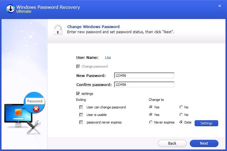 Windows Password Recovery Tool Ultimate - Free download