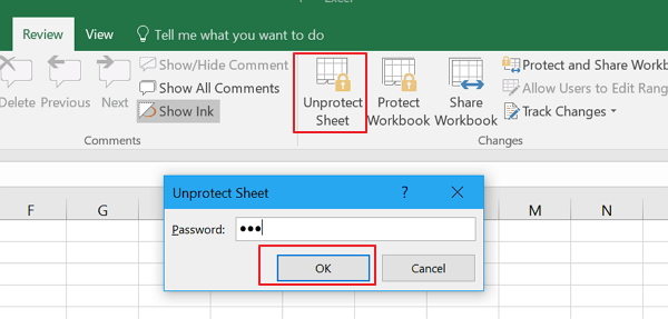 How To Lock Or Unlock All Specific Cells In Excel 2016 2013