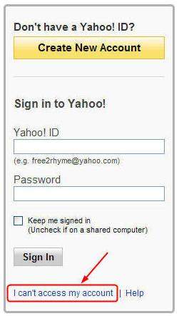 yahoo mail security questions changed
