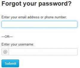 Forgot Twitter Password, How to Get it Back