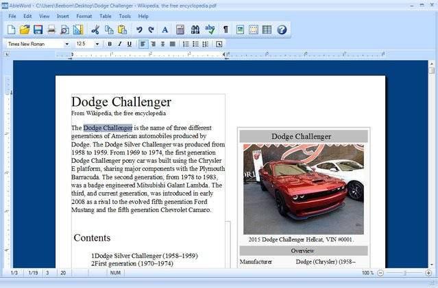 ableword free pdf editor download