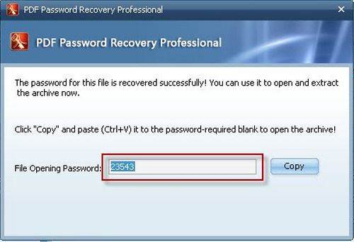 forgot my pdf password recovery online