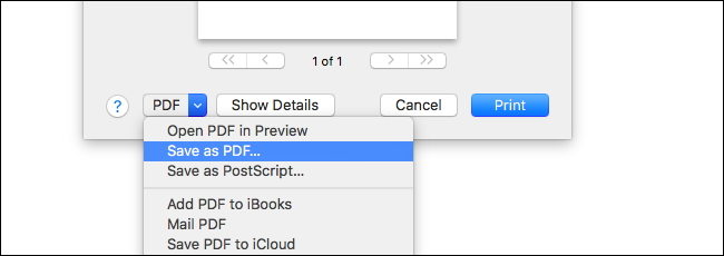 chrome and default print window on mac