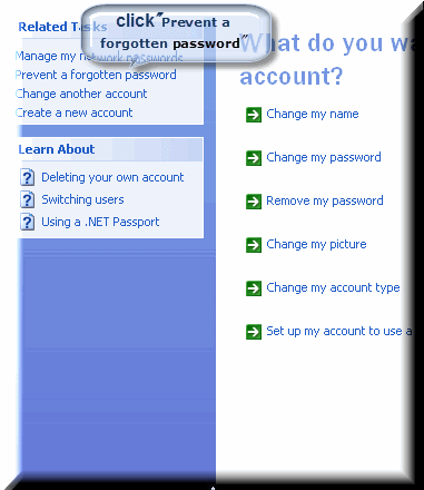 reset windows password xp