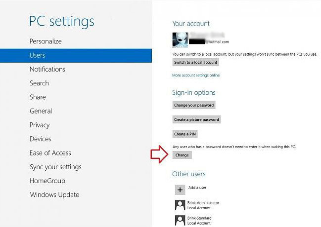 How to Enable or Disable Require Password on Wakeup in Windows 8.1 and 8