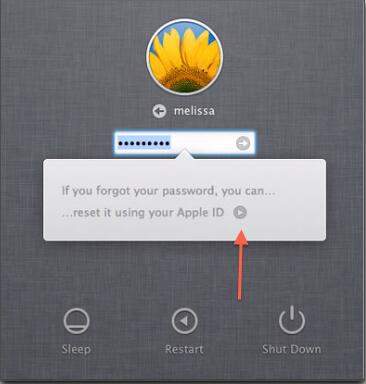 apple imac password reset
