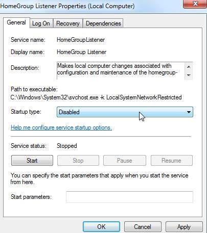 How to Enable or Disable HomeGroup Feature in Windows 7