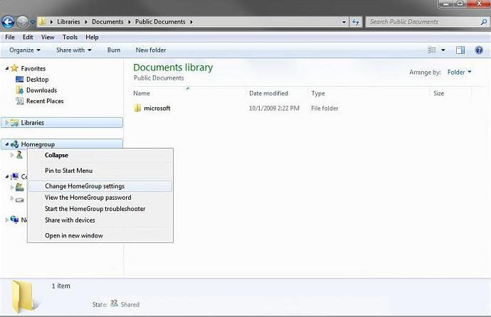 How to reset homegroup in windows 10
