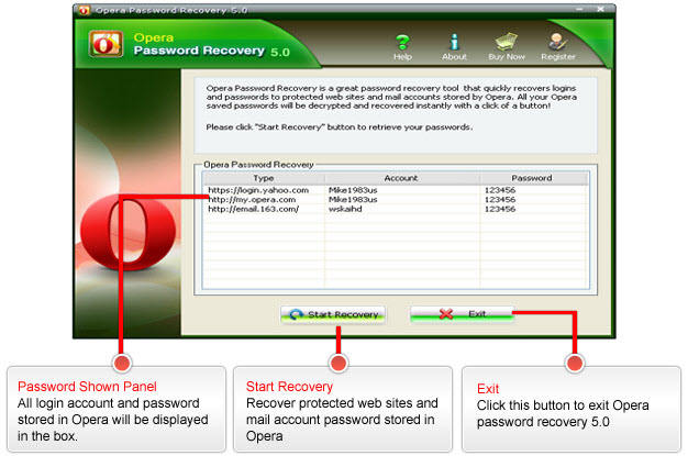 Opera password recovery как пользоваться